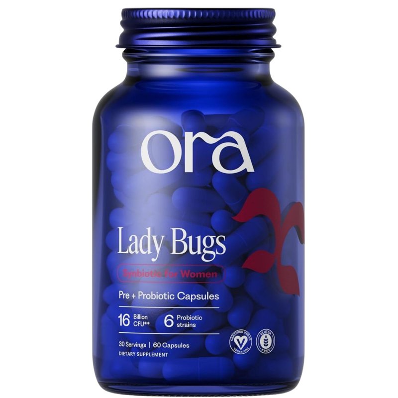 Ora Organic Lady Bugs Women's Probiotic & Prebiotic 60 S
