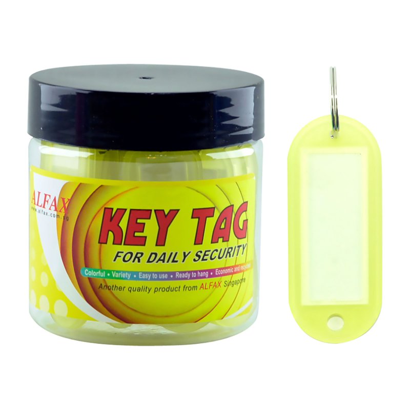 Alfax KT323 Key Tag - Yellow 20 S