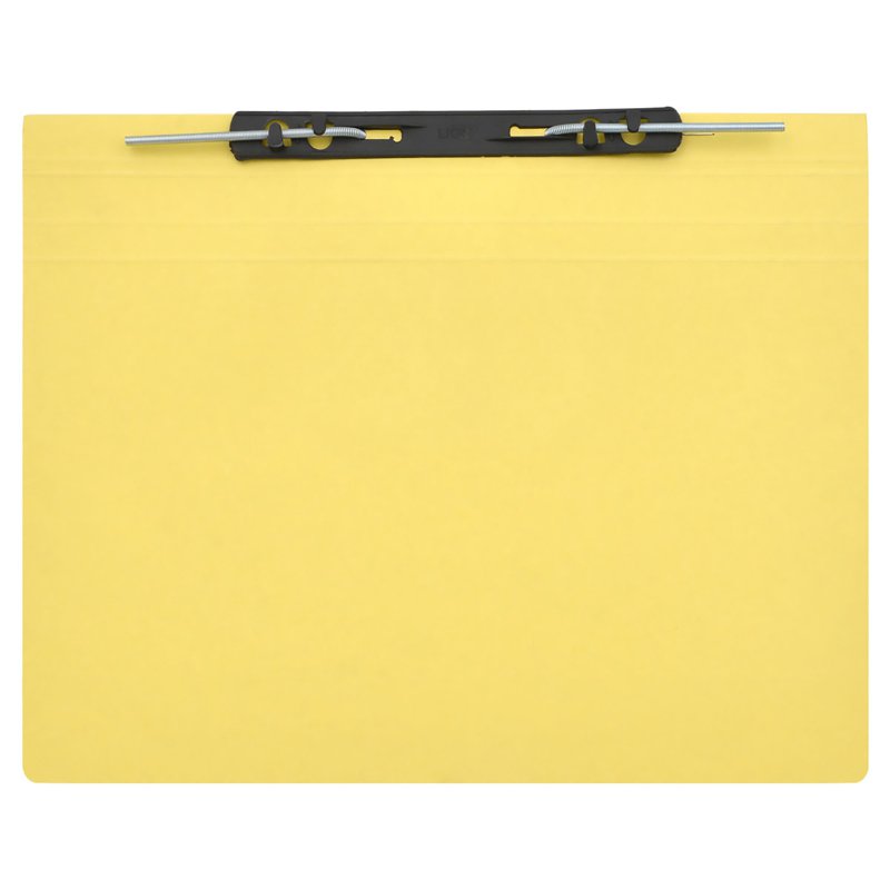 Alfax 10S Paper Spring File F4 - Yellow 6 S