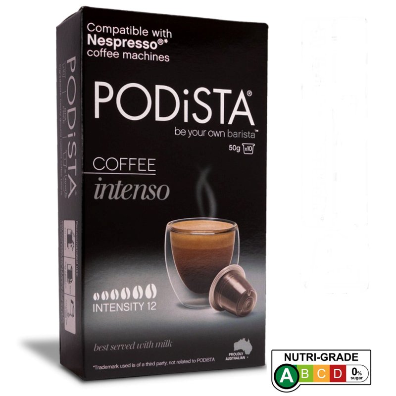 PODISTA Intenso Nespresso Coffee Pods