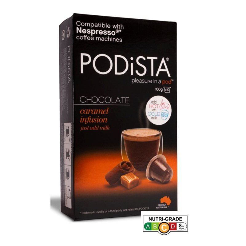 PODISTA Caramel Chocolate Nespresso Choco Pods