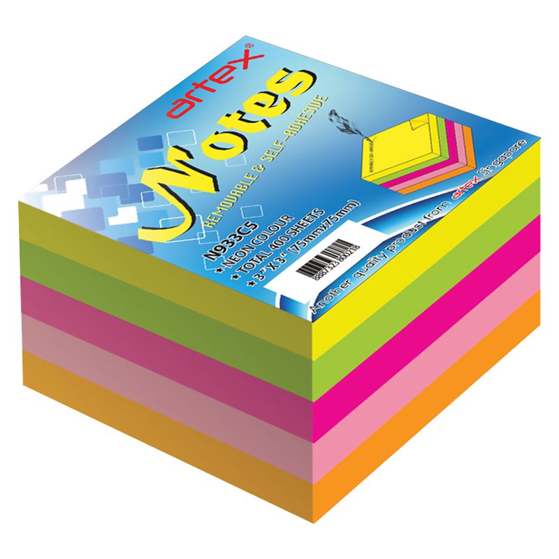 Artex N933C5 Notes 75x75mm - 5 colours 1 S