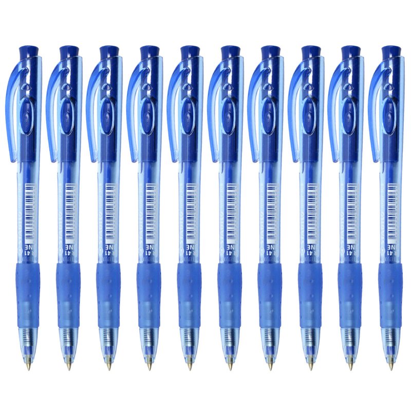 Stabilo 308F Ball Pen Fine - Blue (TR41) 10 S