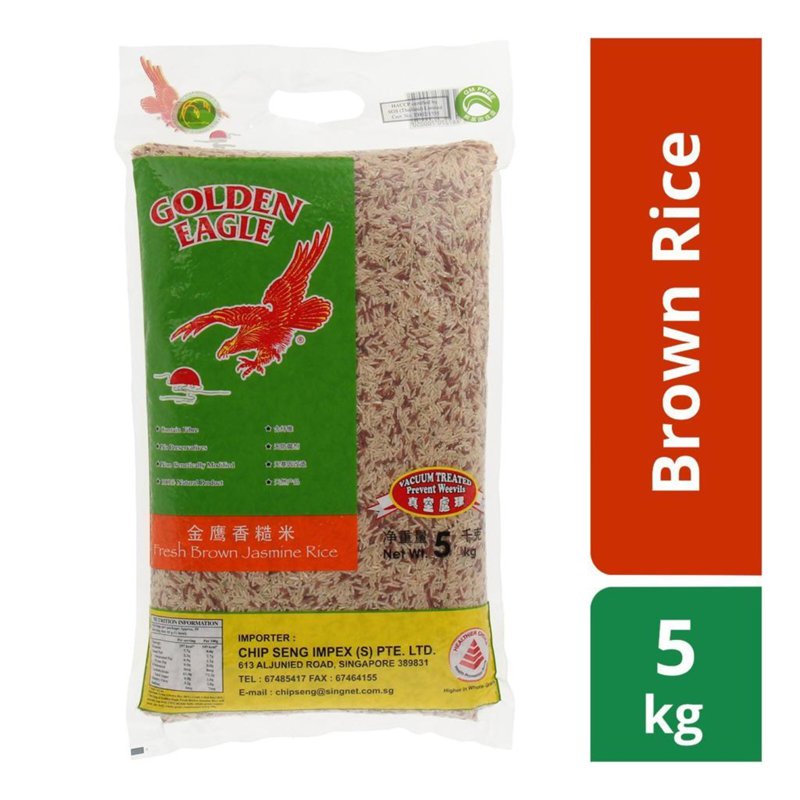 GOLDEN EAGLE Fresh Brown Jasmine Rice