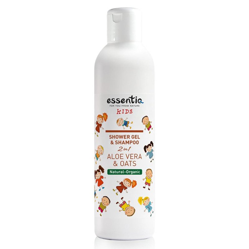Essentiq Shower Gel and Shampoo Kids 2 in 1 Aloe Vera & Oats 250 ML
