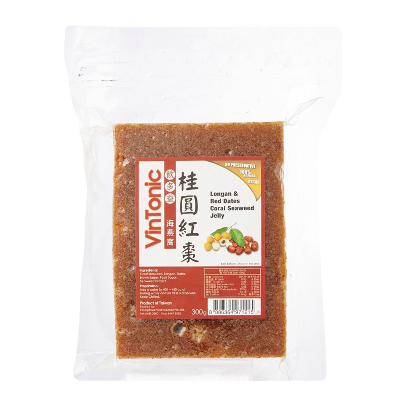 Vintonic Coral Seaweed Jelly - Longan And Red Dates