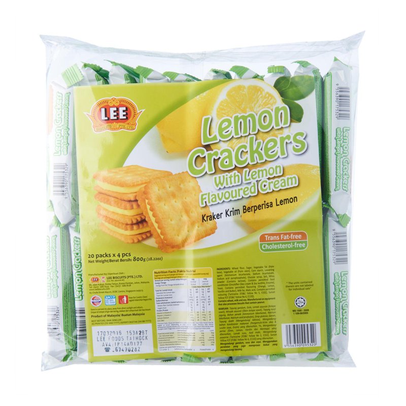 Lee Lemon Crackers 800 G