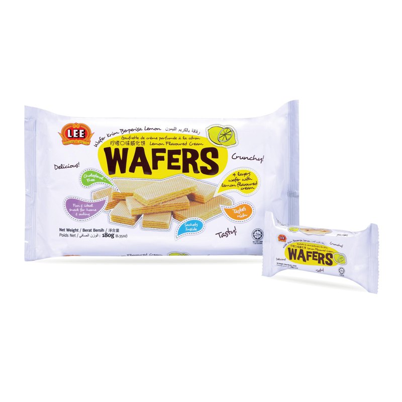 Lee Cream Wafer - Lemon 180 G