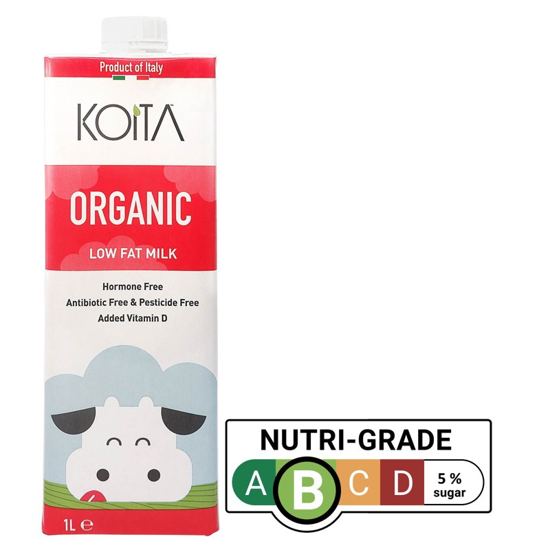 KOITA Organic Low-Fat Milk