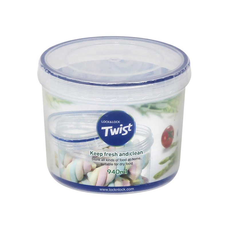 Lock&Lock Twist Food Container - White