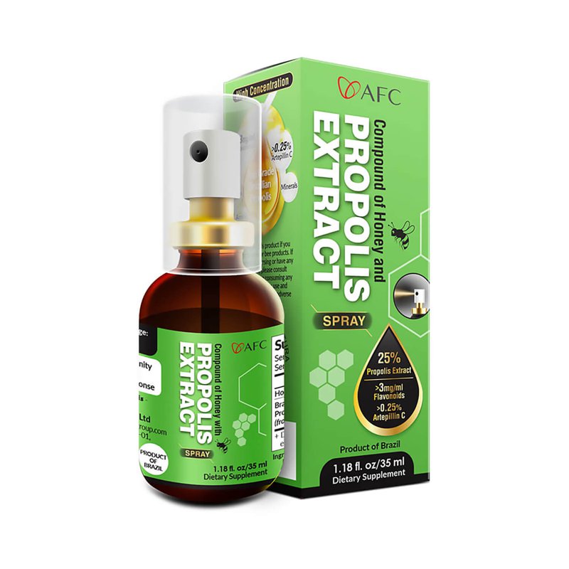 AFC Brazilian Green Propolis Throat Spray – Cough Relief 35 ML