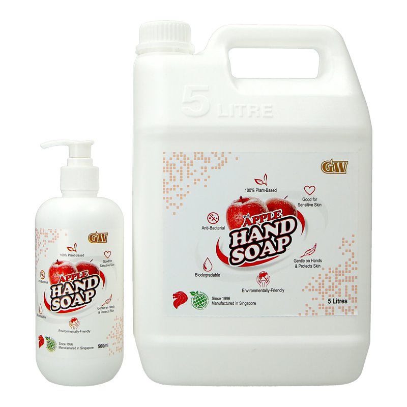 GW Anti-bacterial Hand Soap Bundle - Apple 1 S