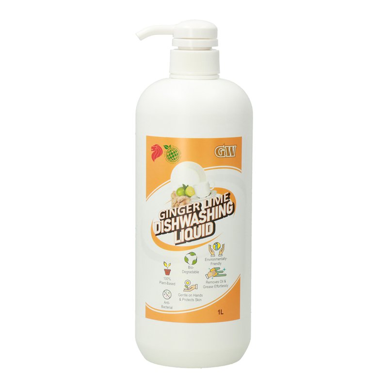 Gw Anti-bacterial Dishwashing Liquid - Ginger Lime