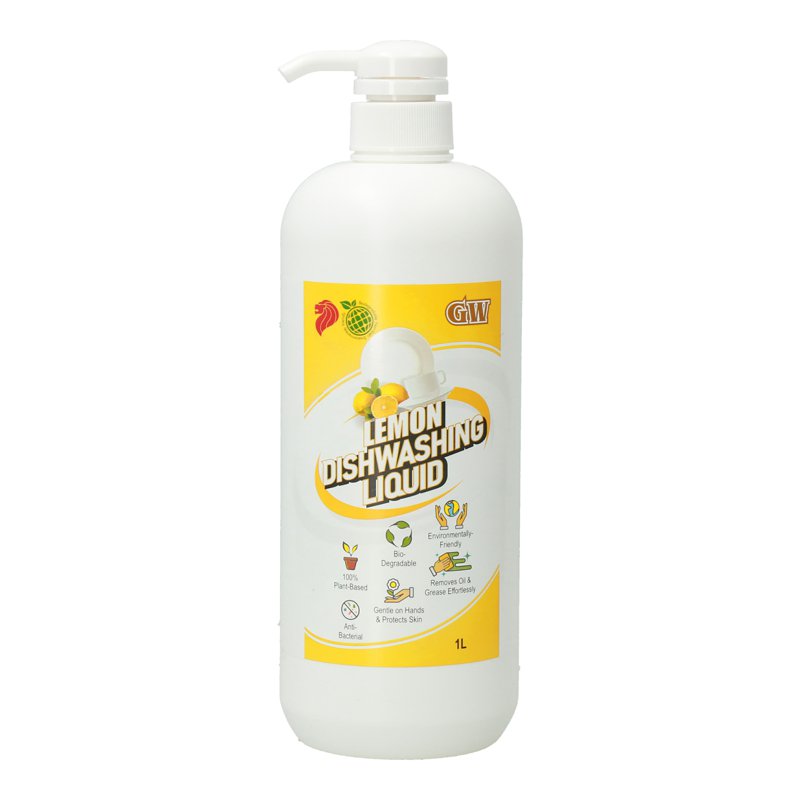 Gw Anti-bacterial Dishwashing Liquid - Lemon