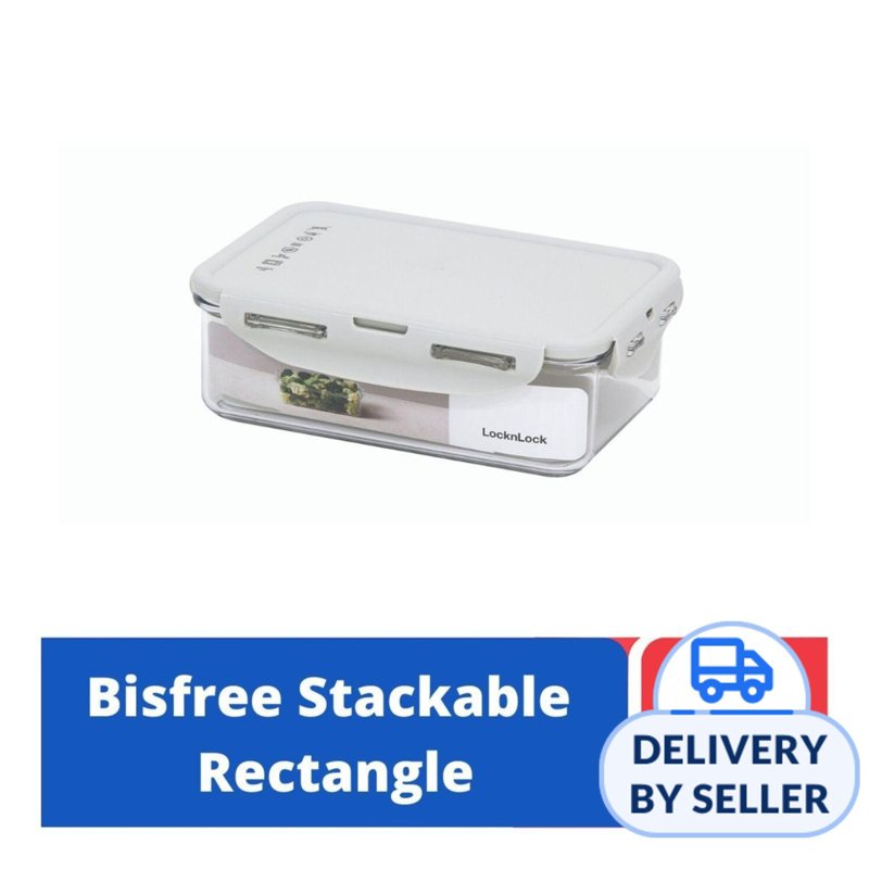 Lock&Lock Bisfree Rect Food Container - Grey