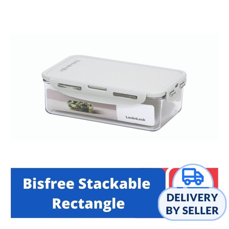 Lock&Lock Bisfree Rect Food Container - Grey