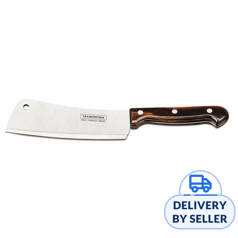 Tramontina Polywood 6" Cleaver, Brown