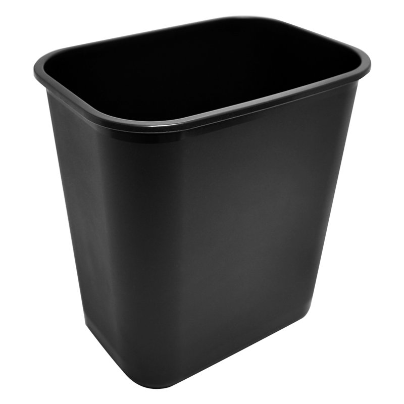 Alfax AL8813 Plastic Dustbin - Black 1 S