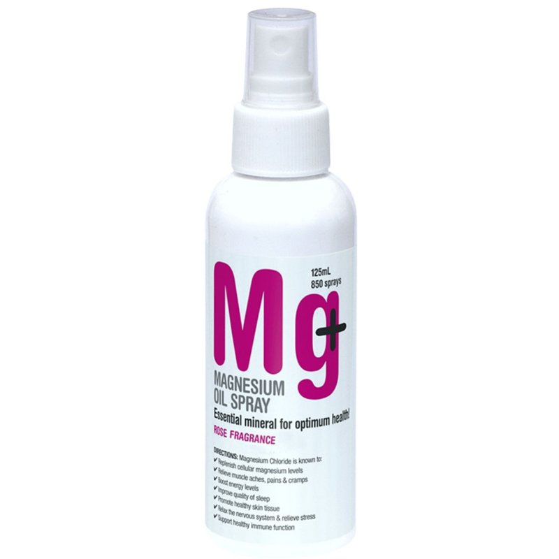 Natural Aid Magnesium Oil 125ml - Rose Fragrance