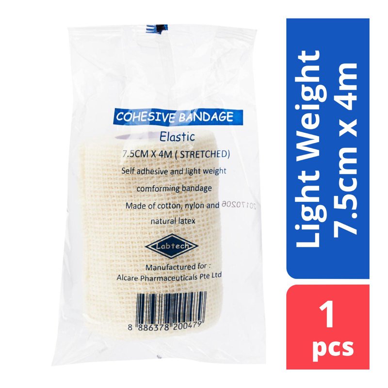 LABTECH Elastic Cohesive Bandage 7.5cm x 4m 1 S