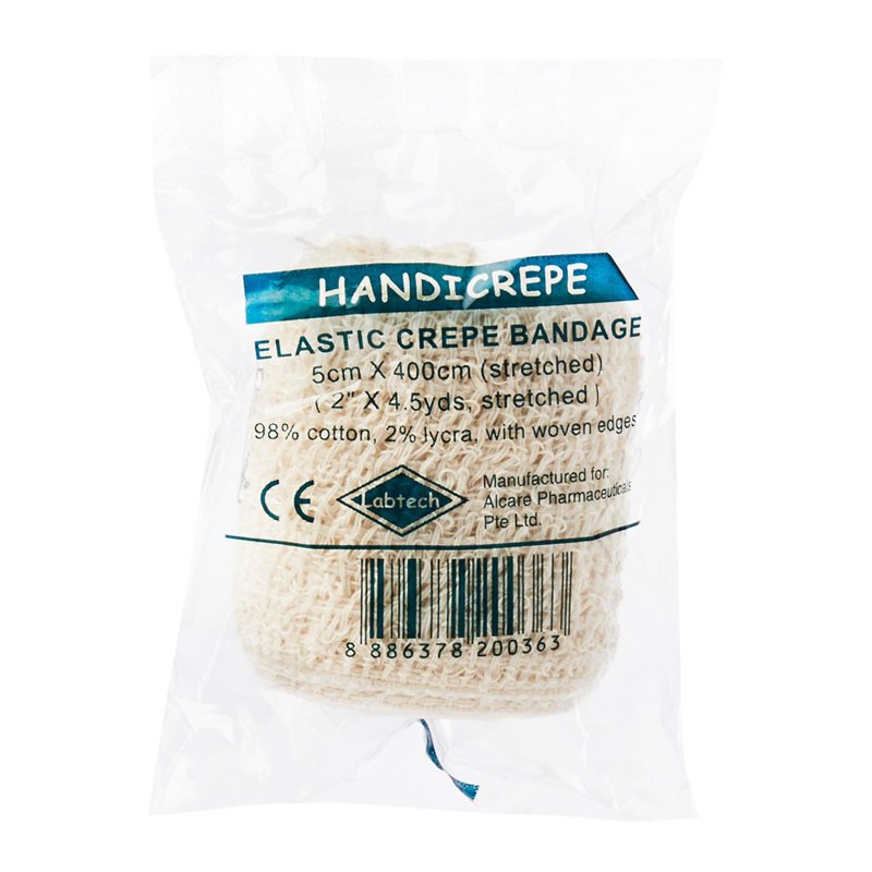 LABTECH Elastic Cotton Crepe Bandage 5cm x 4m 1 S