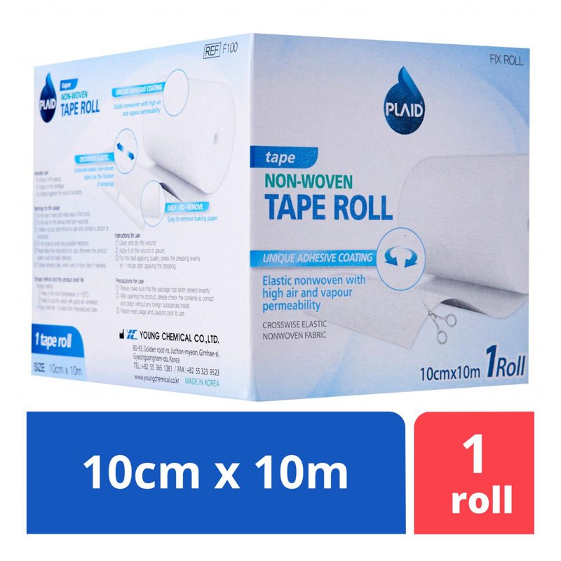 PLAID Fix Roll Non-Woven Tape Roll 10cm (F100) 10 M