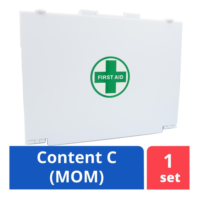 ALCARE First Aid Box Content C - Plastic (MOM) 1 S