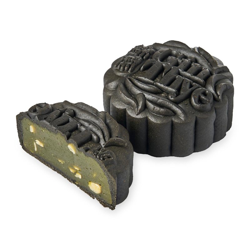 Gin Thye Traditional Baked Mooncake - Bamboo Charcoal