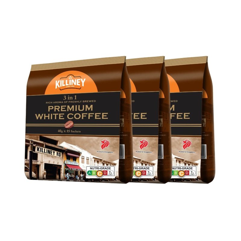 KILLINEY 3-in-1 White Coffee Trio Bundle