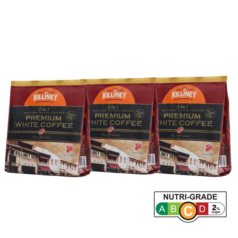 KILLINEY 2-in-1 White Coffee Trio Bundle