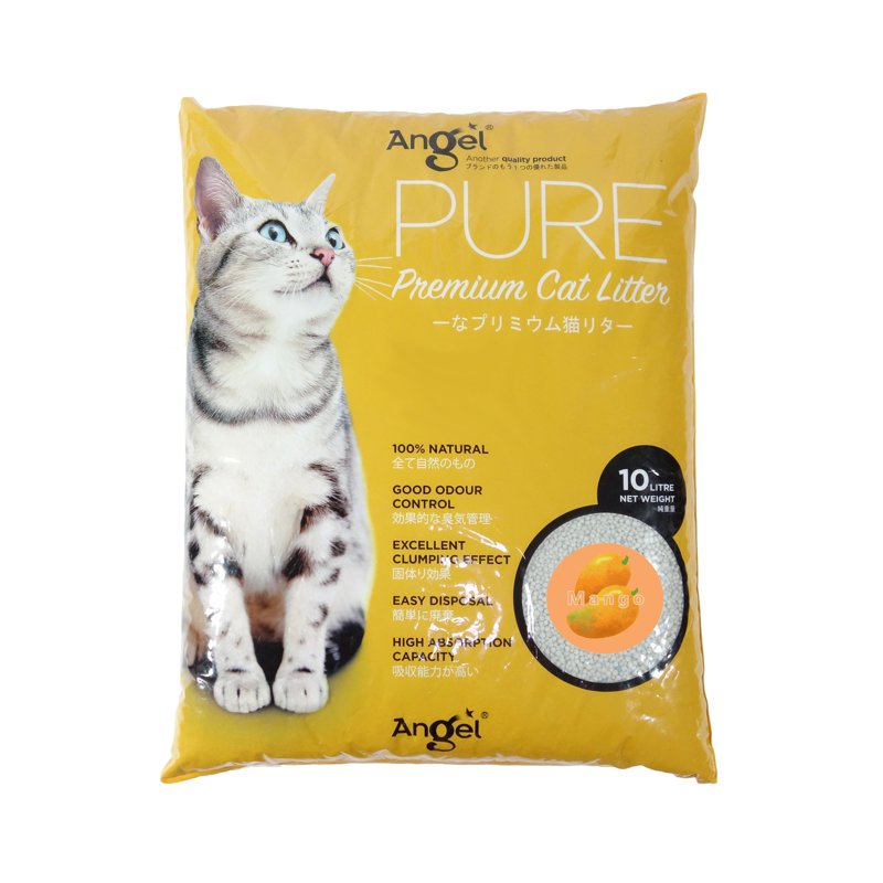 Angel Pure Premium Cat Litter - Mango Scented