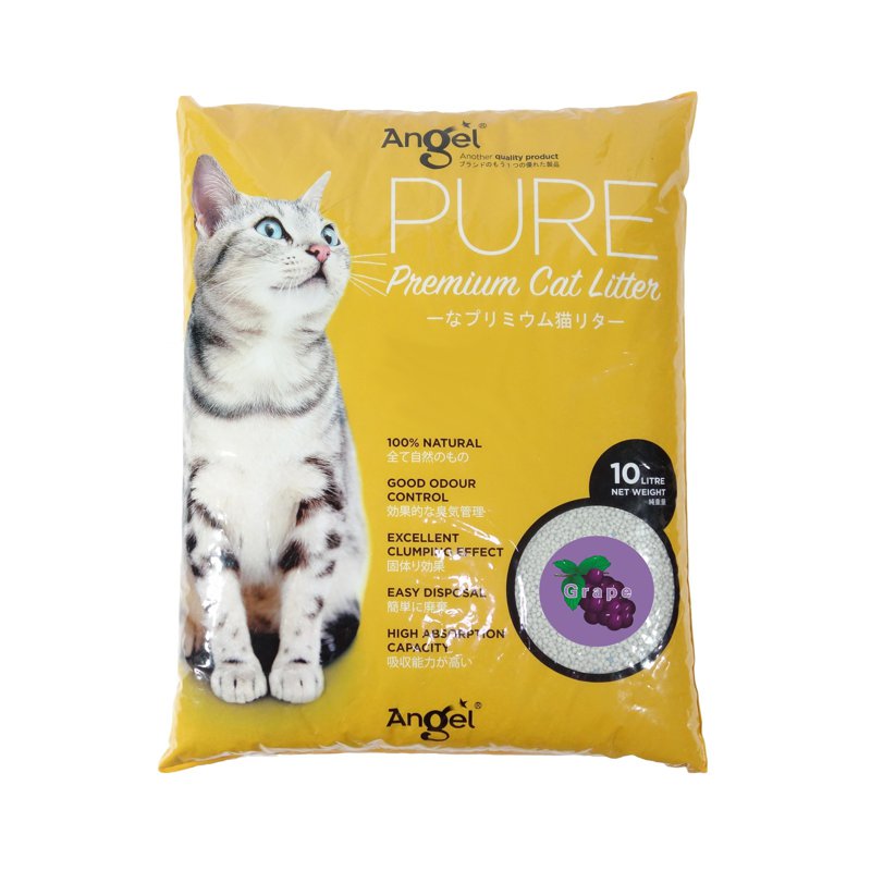 Angel Pure Premium Cat Litter - Grape Scented