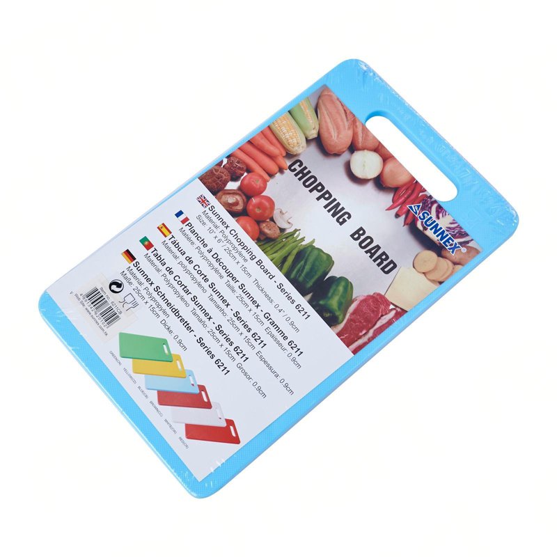 SUNNEX 6211 Series Polypropylene Chopping Board Blue