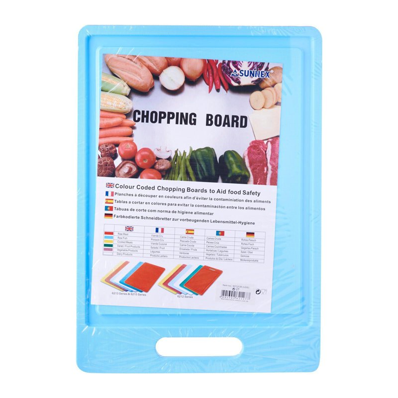 SUNNEX Blue Polypropylene Chopping Board 1 S