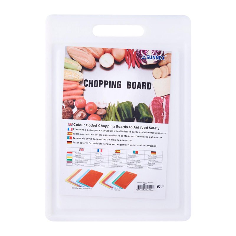 SUNNEX White Polypropylene Chopping Board 1 S