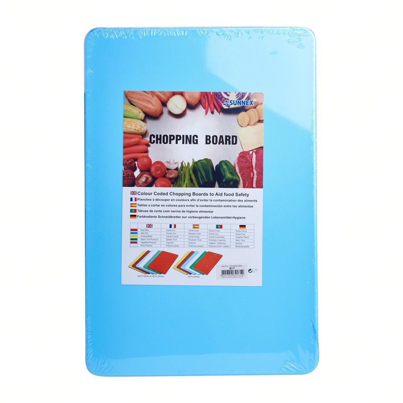 SUNNEX 6213 Series Polypropylene Chopping Board Blue 1 S
