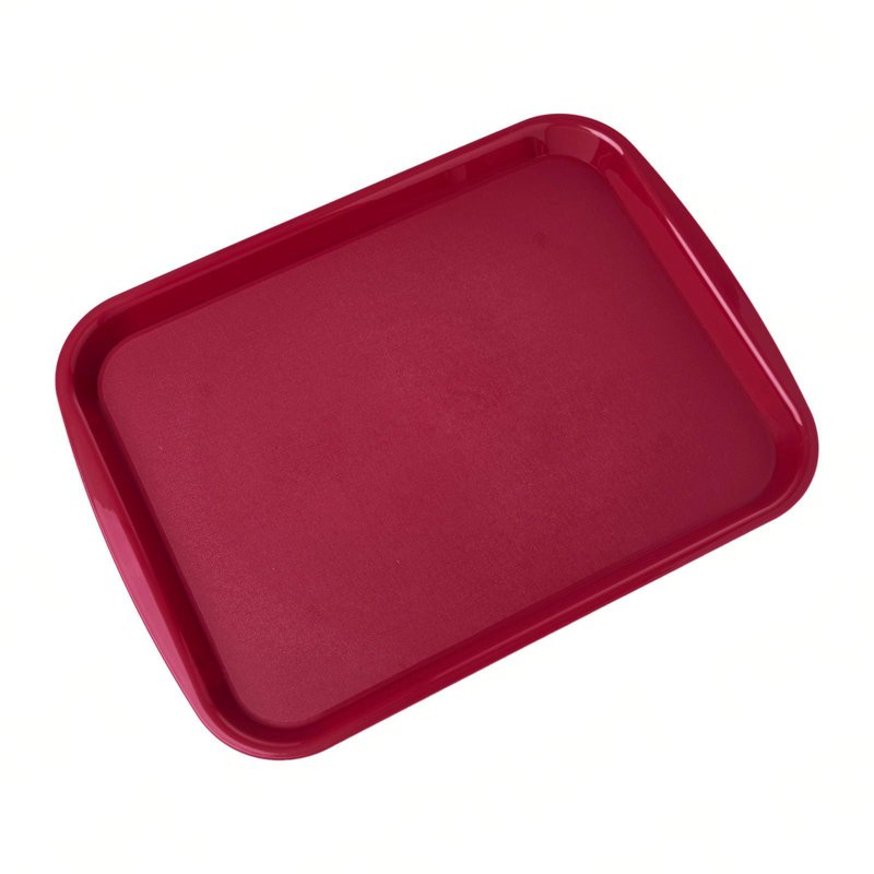 SUNNEX Fast Food Polypropylene Tray Burgundy 1 S