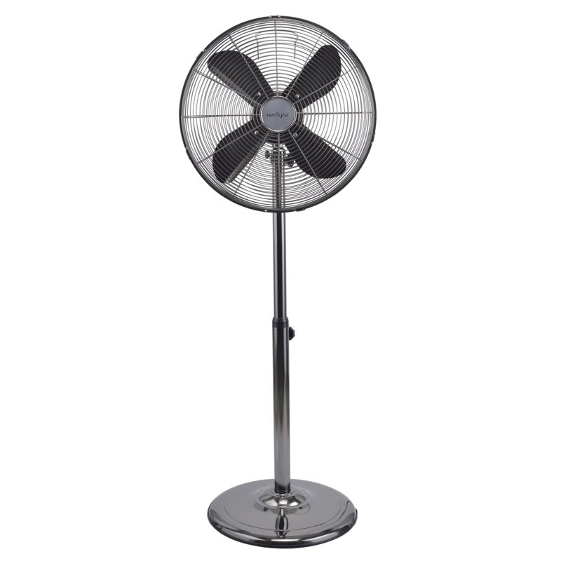 Aerogaz AZ-1683FS Stand Fan Retro Design with 4 Metal Blades 1 S