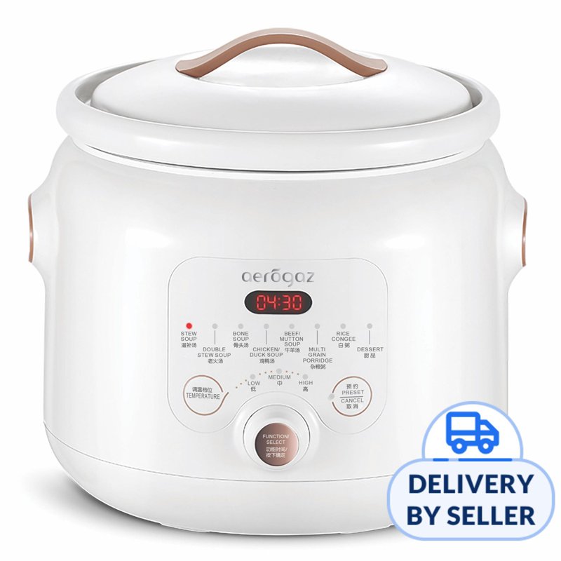 Aerogaz AZ-40SC Multi Function Slow Cooker ceremic pot
