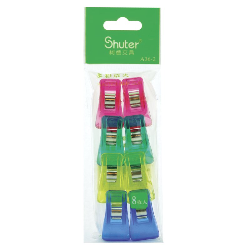 Shuter A362 Colourful Invisible Clip 8 S