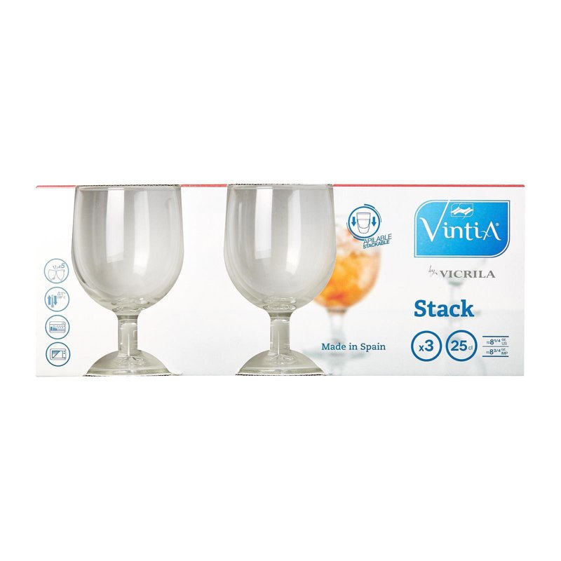 Vintia Stack Stackable Wine Glass 25Cl 3 S