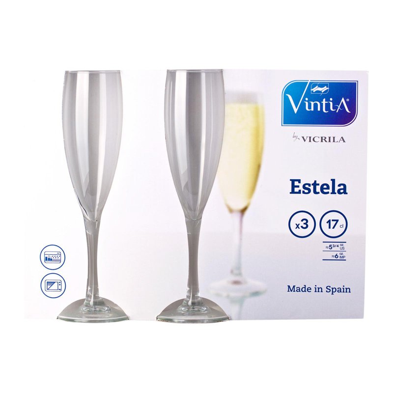 Vintia Estela Champagne Flute 17Cl 3 S