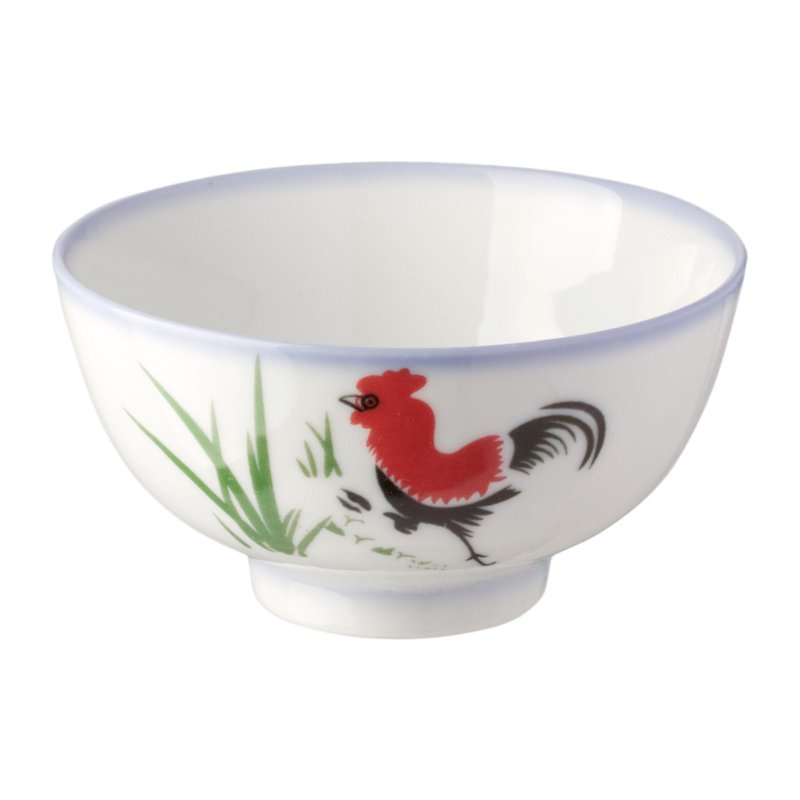 Ciya Rooster 4.5 Inch Porcelain Bowl 6 S