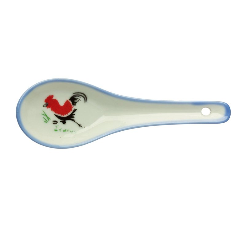 Ciya Rooster 5.25 Inch Porcelain Spoon (M) 10 S