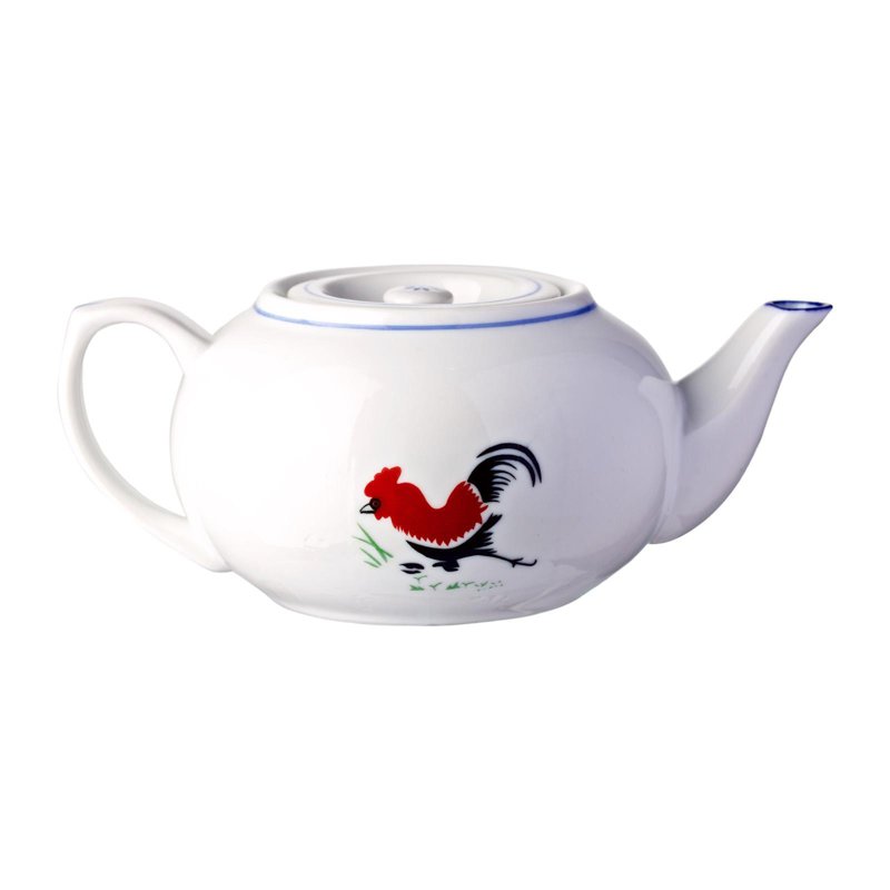 Ciya Rooster 25 Oz Porcelain Tea Pot 1 S