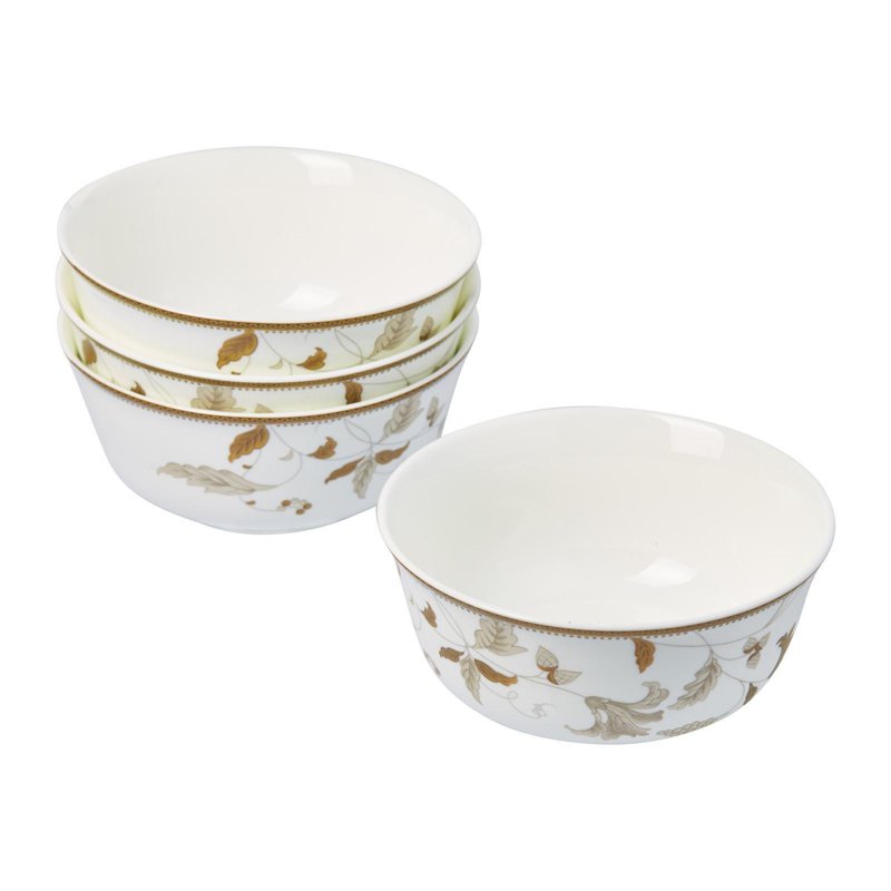 Ciya Gold Milan 5 Inch Porcelain Libi Bowl 4 S