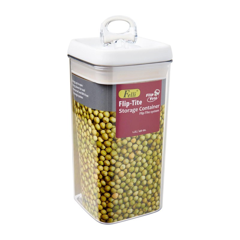 Felli Flip Tite Square Container 1.2L 1 PC
