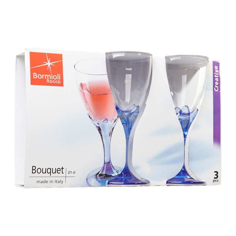 Bormioli Rocco Bouquet Wine Glass 21Cl 3 S