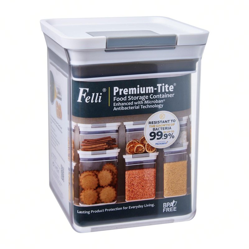 Felli Premium Tite Antimicrobial Food Storage Container 1.8L 1 PC