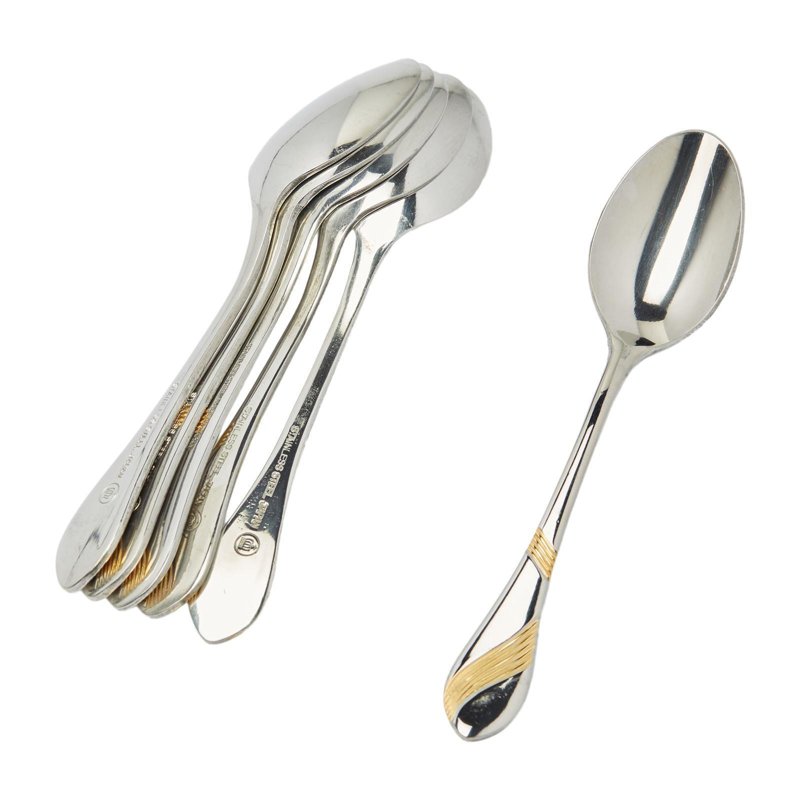 Nihon Cutlery Stainless Steel Coffee Spoon L12 W2.7Cm 6 S